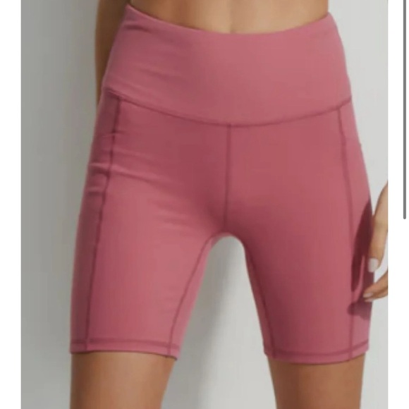 NEW VARLEY let’s go pocket short 7” in rose wine small - Picture 1 of 3